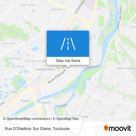 Rue D'Oradour Sur Glane map