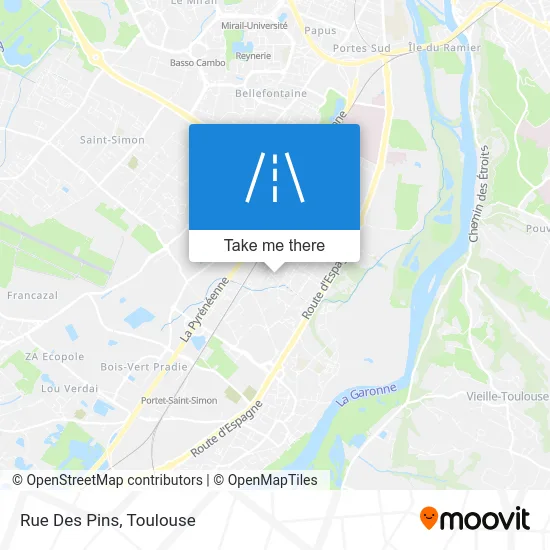 Rue Des Pins map