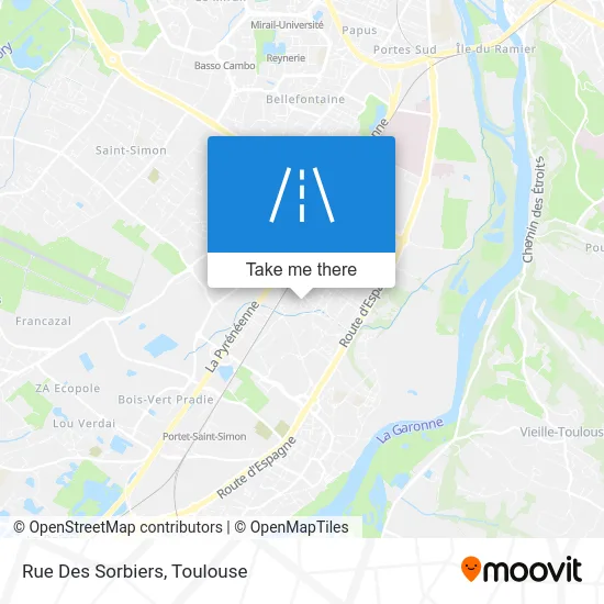 Rue Des Sorbiers map