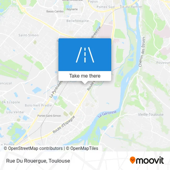Rue Du Rouergue map