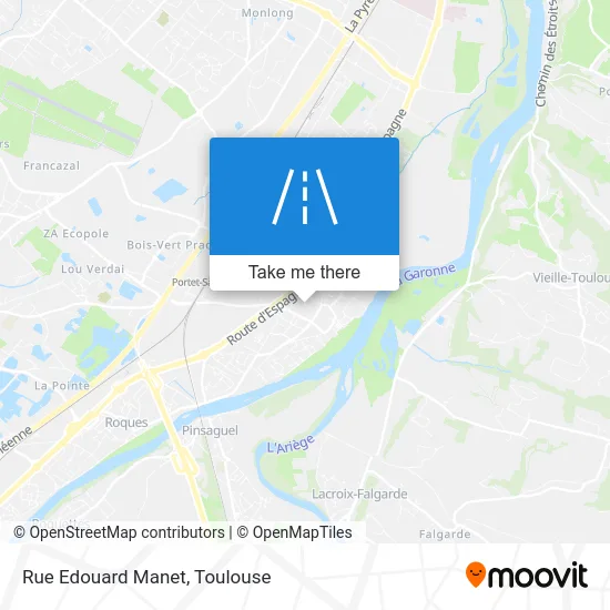 Rue Edouard Manet map