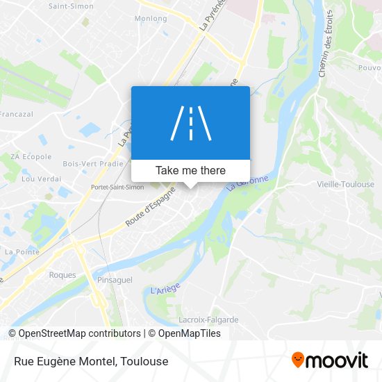 Rue Eugène Montel map