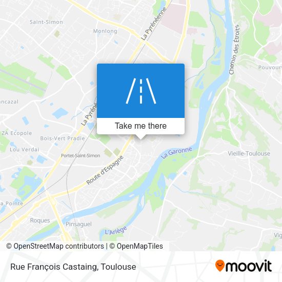 Rue François Castaing map
