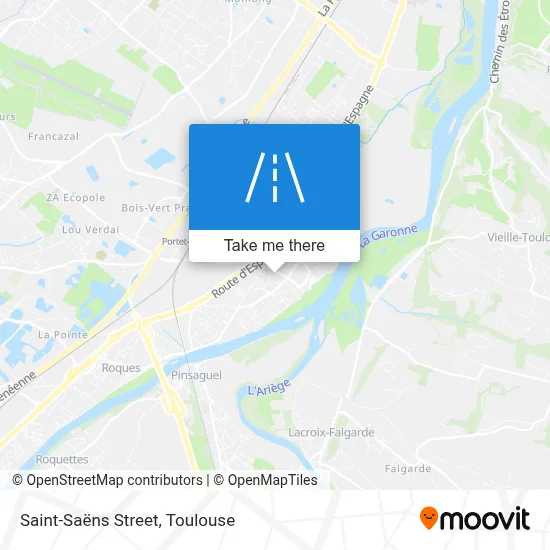 Rue Saint-Saëns map