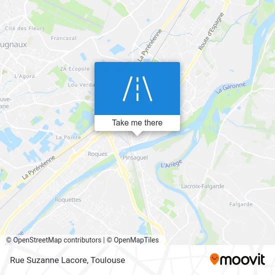 Rue Suzanne Lacore map