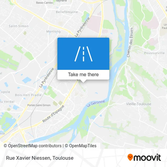 Rue Xavier Niessen map