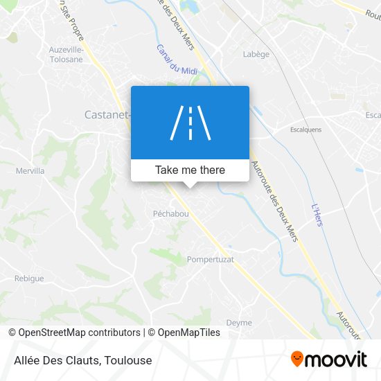 Allée Des Clauts map