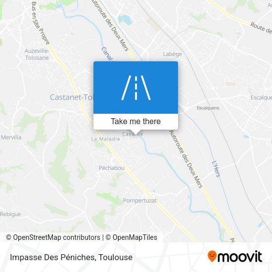 Impasse Des Péniches map