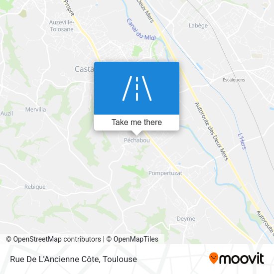 Rue De L'Ancienne Côte map