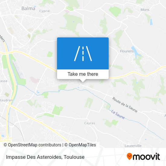 Impasse Des Asteroides map