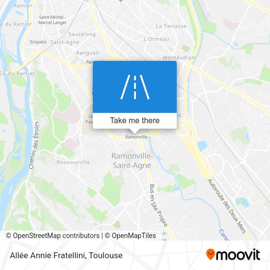 Allée Annie Fratellini map