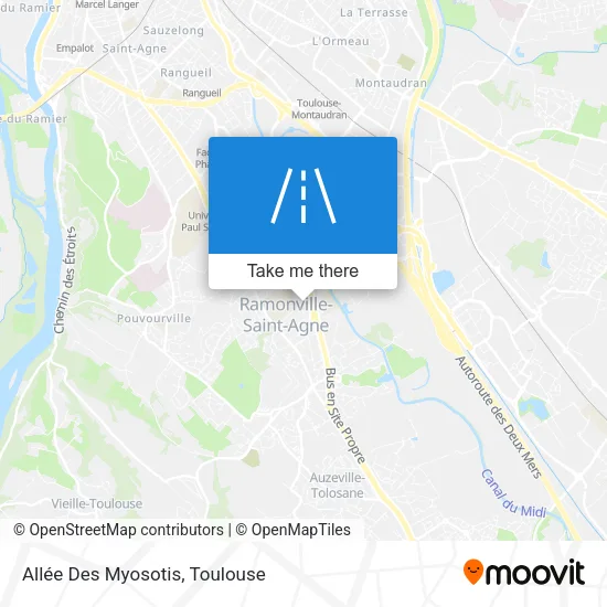 Allée Des Myosotis map