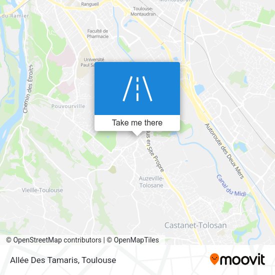 Allée Des Tamaris map