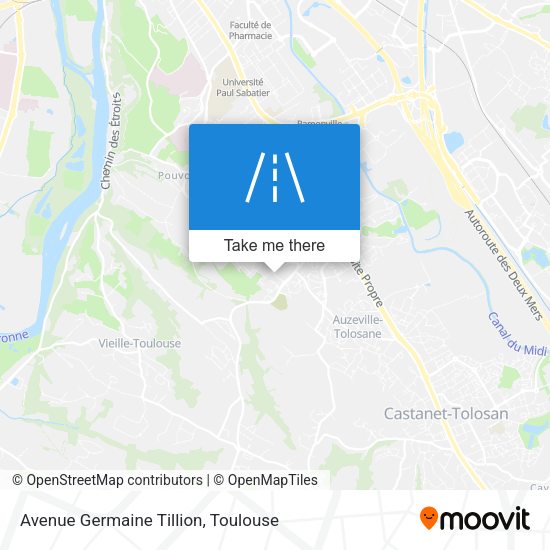 Avenue Germaine Tillion map