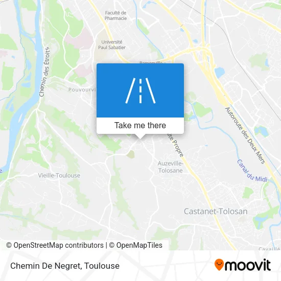 Chemin De Negret map