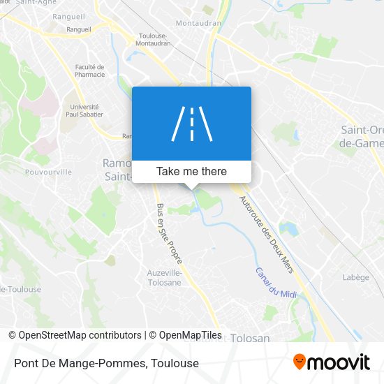 Pont De Mange-Pommes map