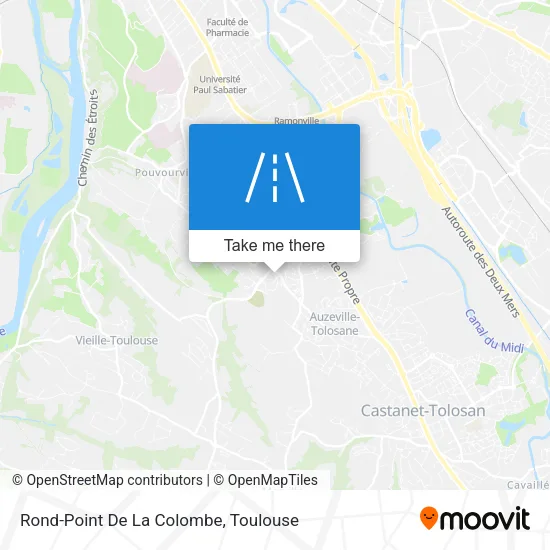 Rond-Point De La Colombe map