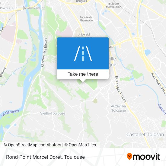 Rond-Point Marcel Doret map
