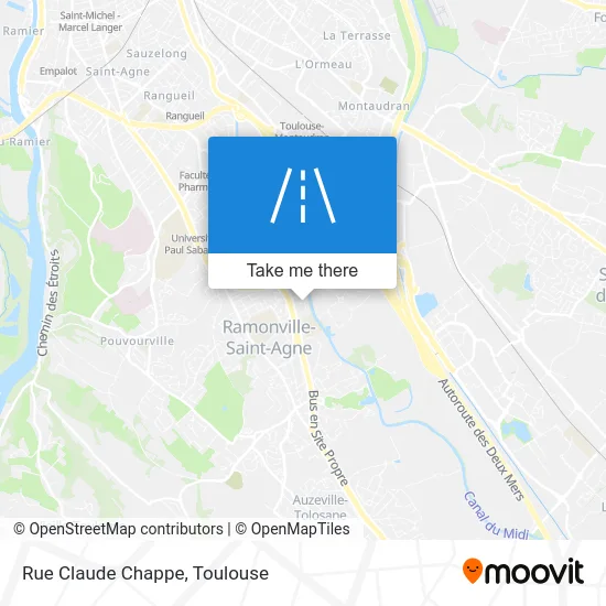 Rue Claude Chappe map