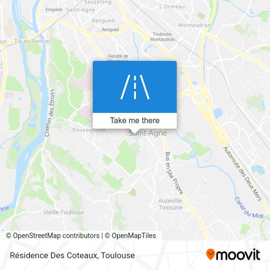 Résidence Des Coteaux map