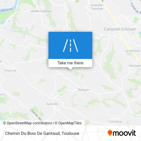 Chemin Du Bois De Gantaud map