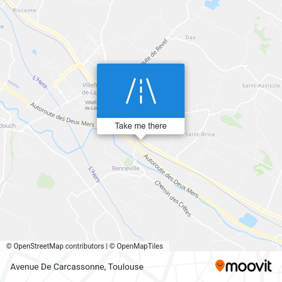 Avenue De Carcassonne map
