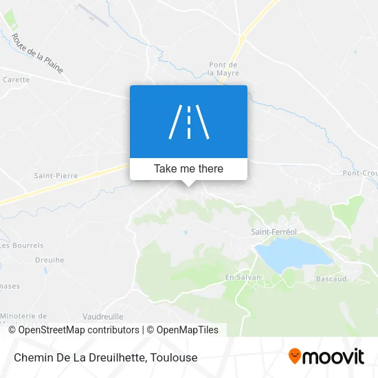 Chemin De La Dreuilhette map