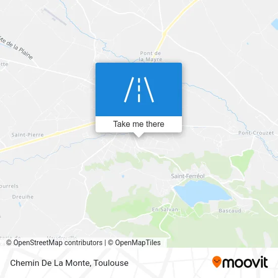 Chemin De La Monte map