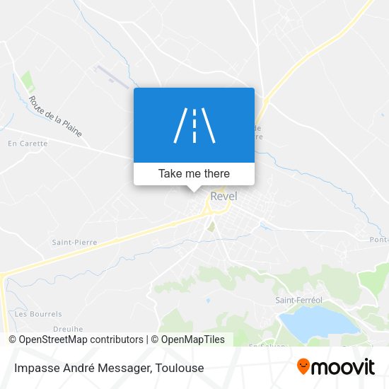 Impasse André Messager map