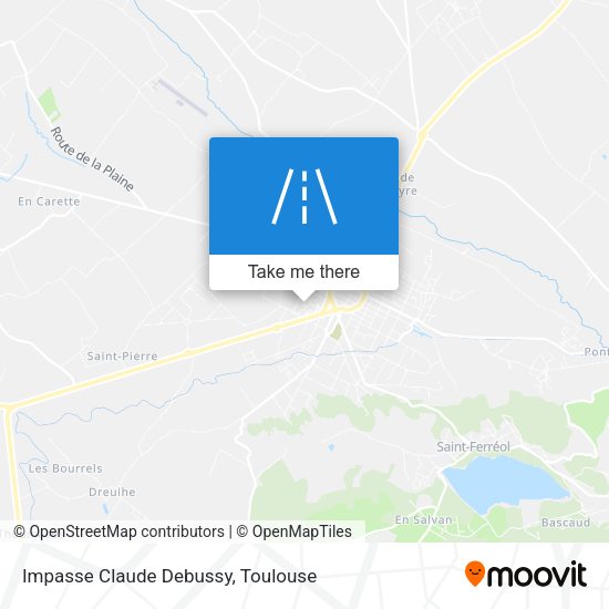 Impasse Claude Debussy map