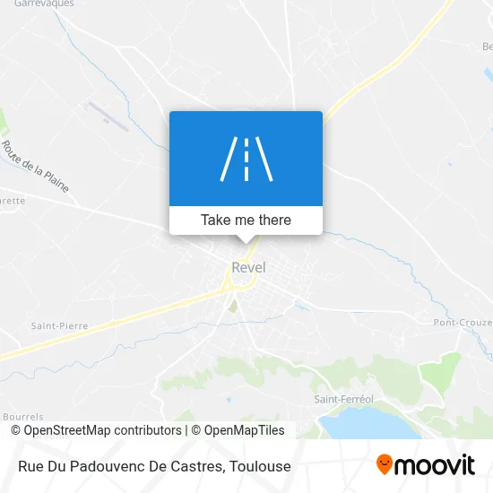 Rue Du Padouvenc De Castres map