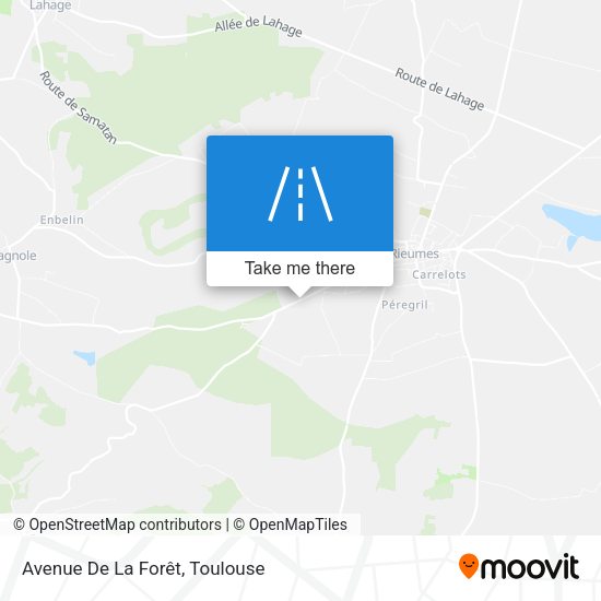 Avenue De La Forêt map