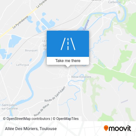 Allée Des Mûriers map