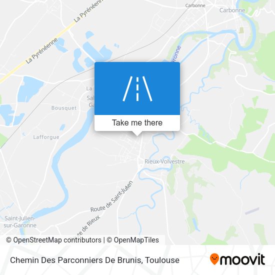 Chemin Des Parconniers De Brunis map