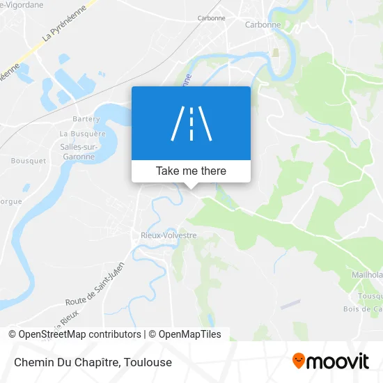 Chemin Du Chapître map