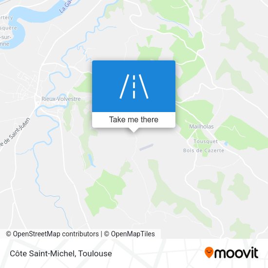 Côte Saint-Michel map
