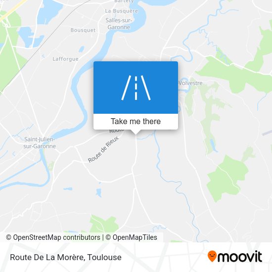 Route De La Morère map