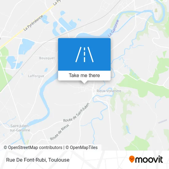 Rue De Font-Rubi map
