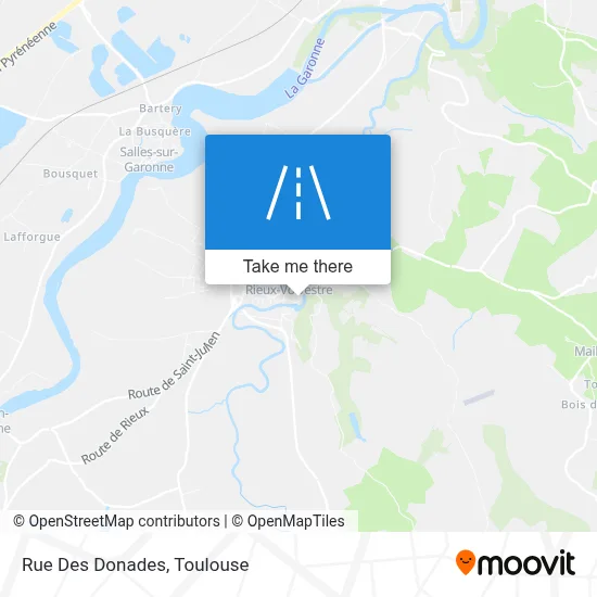 Rue Des Donades map