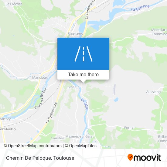 Chemin De Péloque map