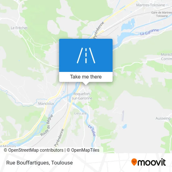 Rue Bouffartigues map