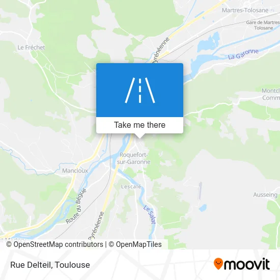 Rue Delteil map