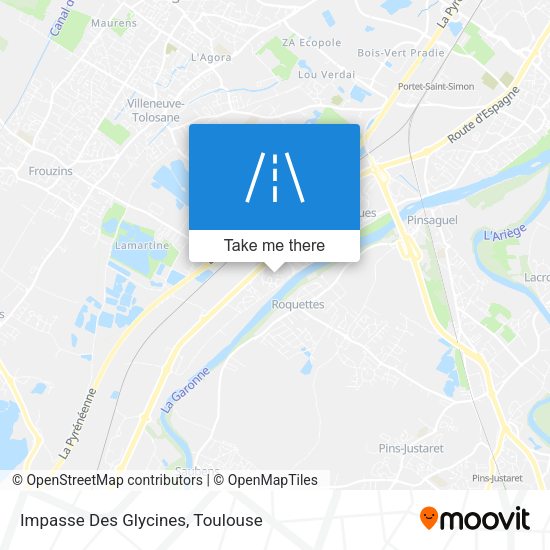 Impasse Des Glycines map