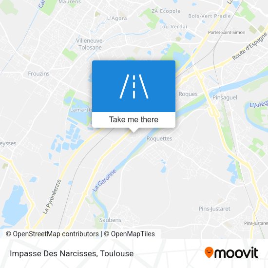 Impasse Des Narcisses map