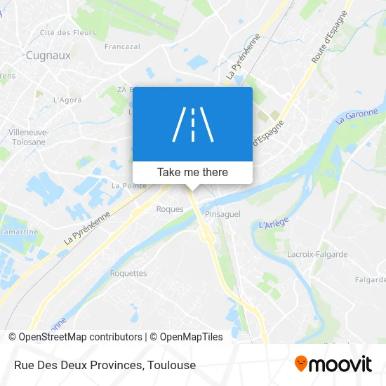 Rue Des Deux Provinces map
