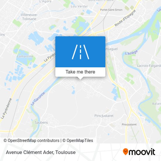 Avenue Clément Ader map