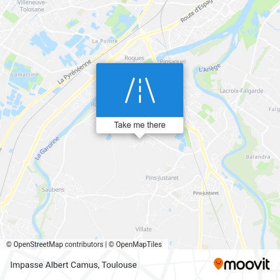 Impasse Albert Camus map