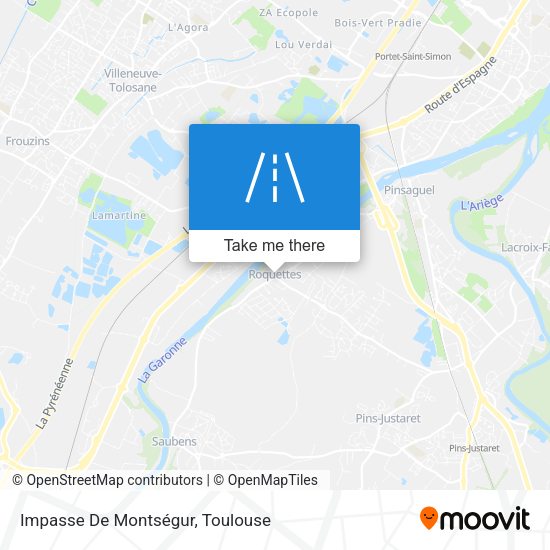 Impasse De Montségur map