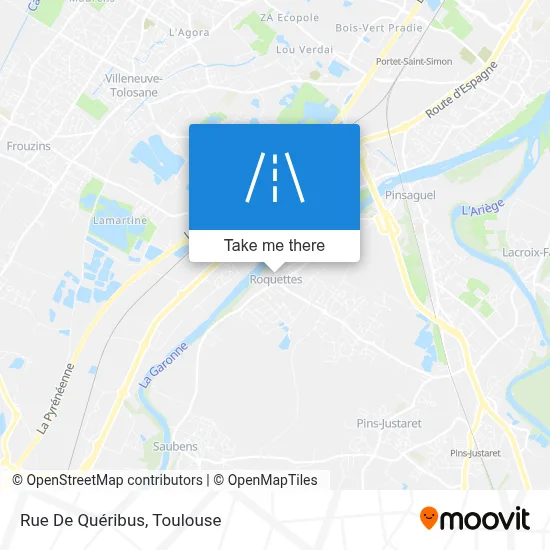 Rue De Quéribus map