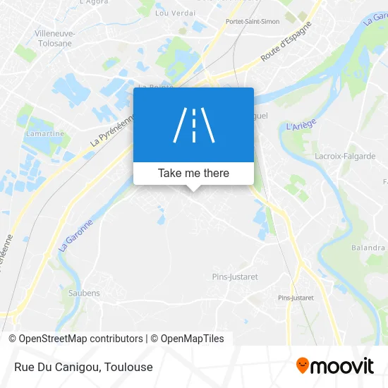 Rue Du Canigou map